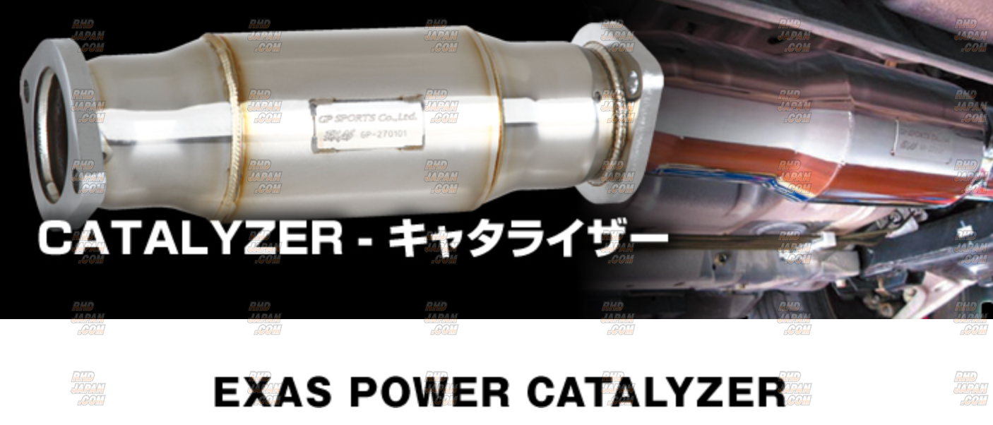 GP Sports EXAS Power Catalyzer Catalytic Converter - FD3S Kouki